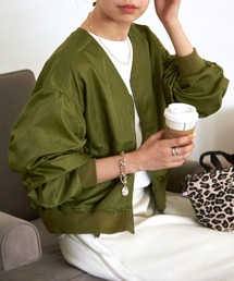 ショートミリタリーブルゾン