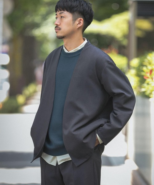 アーバンリサーチ トロワッシャージャケット ネイビー Lサイズ URBAN RESEARCH（アーバンリサーチ）の「トロワッシャーノー