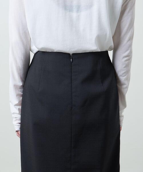 marw united arrows チェック柄 ラップタイトスカート MARW UNITED ARROWS（マルゥ ユナイテッドアローズ）の「＜MARW