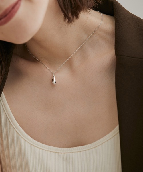 VIS(ビス)の「メタルドロップネックレス(ネックレス・レディース・シルバー/ゴールド・FREE)」の10枚目の写真