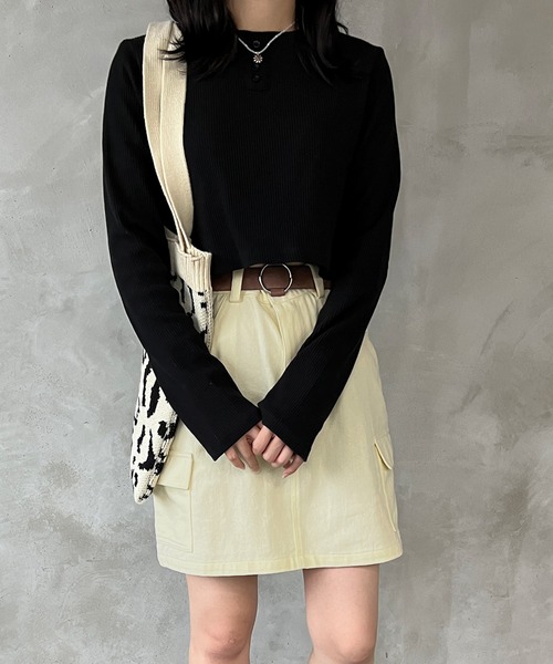 kutir（クティール）の「カーゴミニスカート（スカート）」 - WEAR
