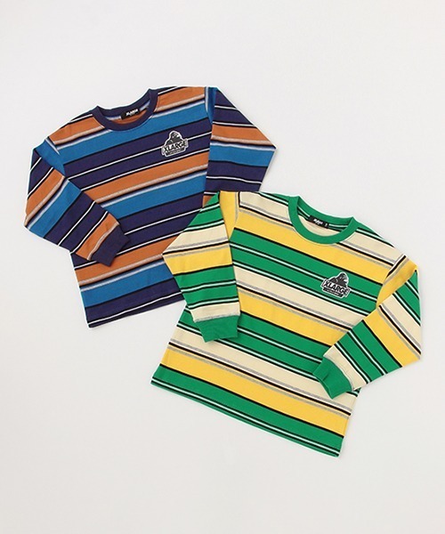 Xlarge エクストララージ　マルチボーダー　tシャツ　M 楽天市場】エクストララージ キッズ(XLARGE KIDS)マルチボーダー長袖T