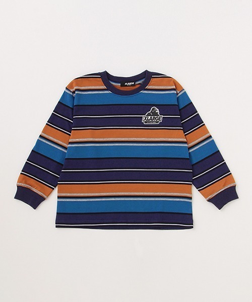 Xlarge エクストララージ　マルチボーダー　tシャツ　M Xlarge エクストララージ マルチボーダー tシャツ M XLARGE KIDS