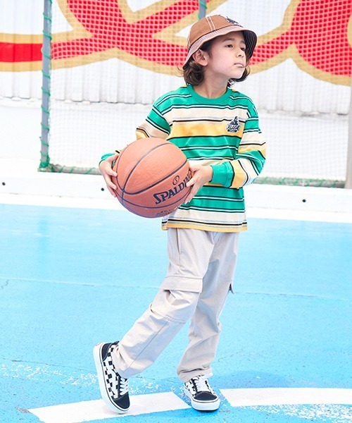 XLARGE KIDS（エクストララージキッズ）の「マルチボーダー長袖Tシャツ