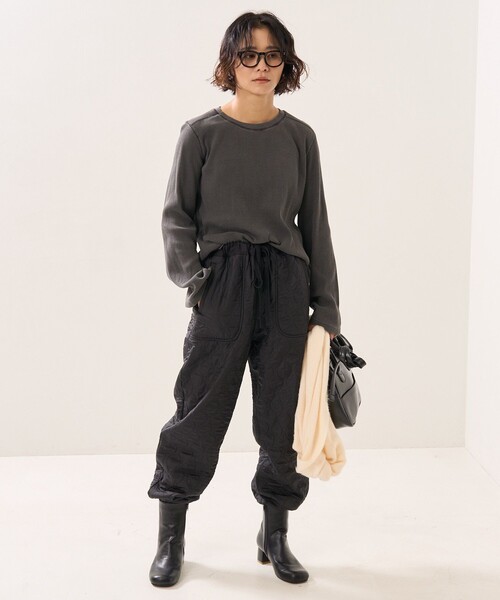 FREAK'S STORE（フリークスストア）の「ピグメントリブクルーネック（Tシャツ/カットソー・レディース・ブラック/ピンク/ブルー/グリーン・ﾌﾘ-）」の12枚目の写真