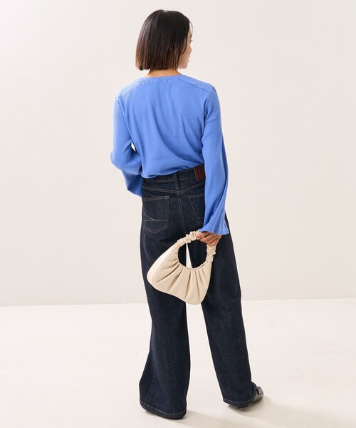 FREAK'S STORE（フリークスストア）の「ピグメントリブクルーネック（Tシャツ/カットソー・レディース・ブラック/ピンク/ブルー/グリーン・ﾌﾘ-）」の20枚目の写真