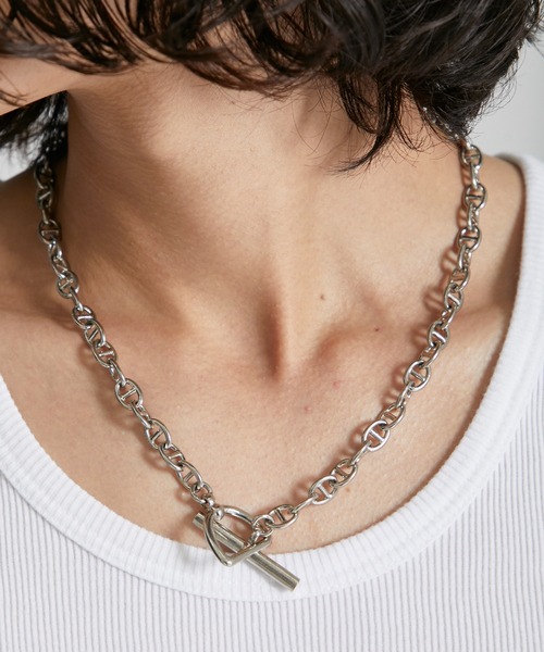 DISCOVERED(ディスカバード)の「STUDIOUS別注 アンカーチェーンネックレス(ネックレス・メンズ・シルバー・FREE)」の3枚目の写真