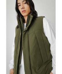 STAND UP COLLAR PADDING VEST/スタンドアップカラーパディングベスト