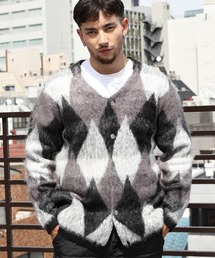 Beautiful Harmony（ビューティフルハーモニー）の「UNIVERD72 モヘアタッチジャガードカーディガン（カーディガン/ボレロ・メンズ）」