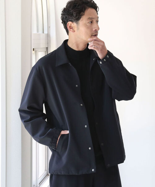 未開封 BEAMS mmts ビームス マミタス コーチジャケット ネイビー B:MING by BEAMS（ビーミング by ビームス）ハイブリッド コーチ