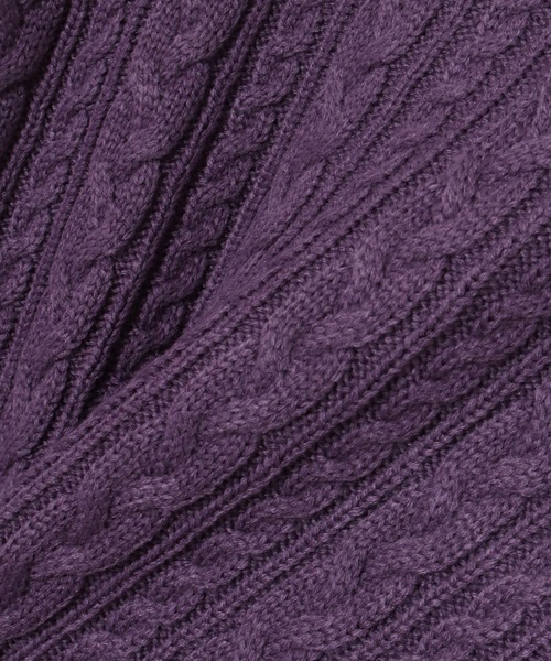 Honeys(ハニーズ)の「オフタートルワンピース(ワンピース・レディース・アイボリー/ベージュ/パープル/ブルー・S/M/L)」の10枚目の写真