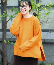 ITEMS URBANRESEARCH | サイドスリットニットプルオーバー(ニット/セーター)
