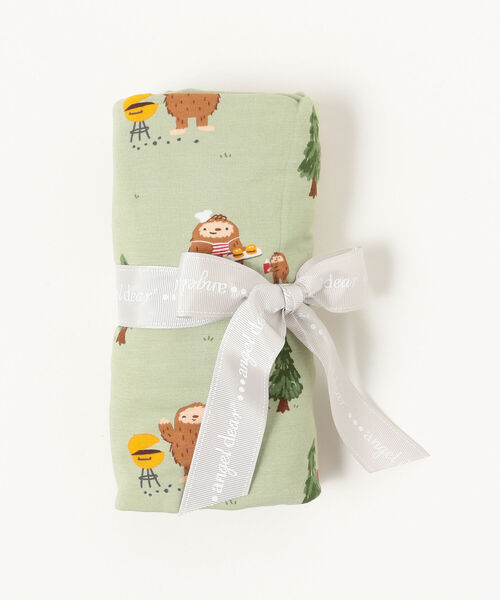 こども ビームス（コドモビームス）の「ANGEL DEAR / ストレッチ バンブー ブランケット（その他ベビー用品・キッズ・その他/ミント/その他1・ONE SIZE）」の9枚目の写真