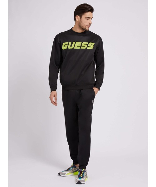 Guess(ゲス)の「Ingram Logo Sweatshirt(スウェット・メンズ・ブラック/グリーン・MEDIUM/LARGE/X-LARGE/SMALL)」の10枚目の写真