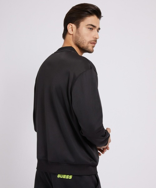 Guess(ゲス)の「Ingram Logo Sweatshirt(スウェット・メンズ・ブラック/グリーン・MEDIUM/LARGE/X-LARGE/SMALL)」の8枚目の写真
