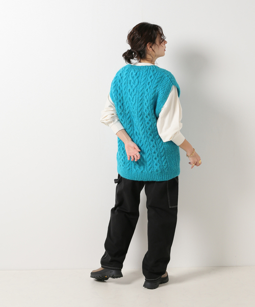 【NEPAL HAND KNIT/ネパールハンドニット】ベスト JOINT WORKS（ジョイントワークス）の「【NEPAL HAND KNIT
