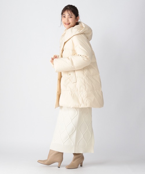 BARNYARDSTORM（バンヤードストーム）の「BARNYARDSTORM / ケーブルスカート（スカート・レディース・オフホワイト/ネイビー・0/1）」の18枚目の写真