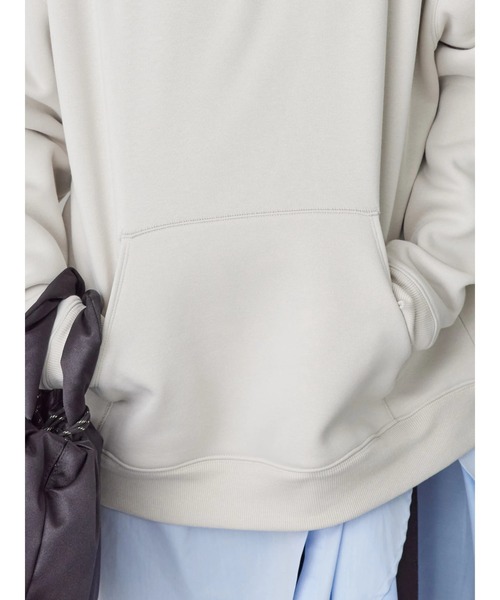 AMERICAN HOLIC（アメリカンホリック）の「フワフワ裏起毛パーカースウェット（スウェット・レディース・ライトグレー/チャコールグレー/イエロー/キャメル/ラベンダー・M/L）」の14枚目の写真