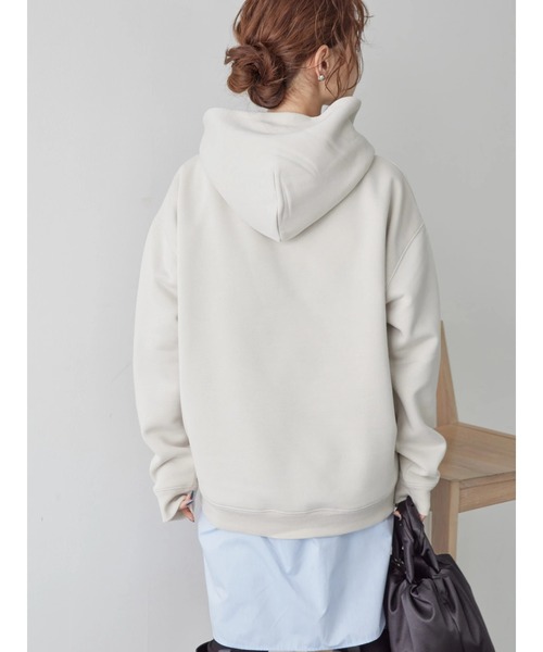 AMERICAN HOLIC（アメリカンホリック）の「フワフワ裏起毛パーカースウェット（スウェット・レディース・ライトグレー/チャコールグレー/イエロー/キャメル/ラベンダー・M/L）」の17枚目の写真