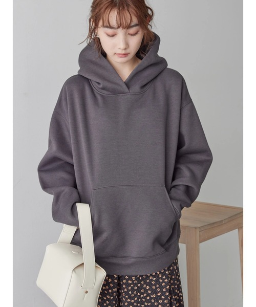 AMERICAN HOLIC（アメリカンホリック）の「フワフワ裏起毛パーカースウェット（スウェット・レディース・ライトグレー/チャコールグレー/イエロー/キャメル/ラベンダー・M/L）」の22枚目の写真