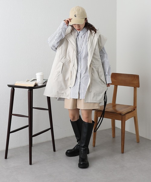 COLONY 2139(コロニートゥーワンスリーナイン)の「ロゴ刺繍コットンツイルキャップ(キャップ・レディース・カーキ/ベージュ/ブラック・FREE)」の13枚目の写真