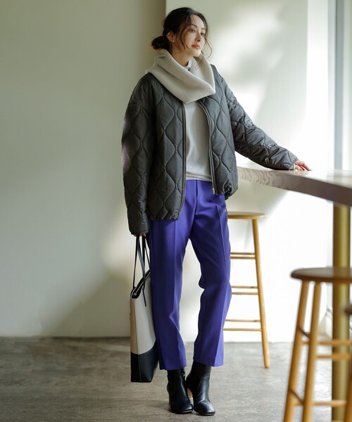 UNFILO(アンフィーロ)の「イージーパンツ テーパード(その他パンツ・レディース・ブラック系/ライトグレー系/グレー系/ブラック系1/ピンク系/ライトイエロー系/パープル系/ベージュ系・SMALL/MEDIUM/LARGE/X-SMALL)」の6枚目の写真