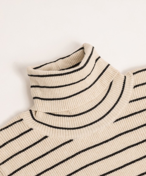 SUGAR BISKET（シュガービスケット）の「フィンガーホールリブタートルニット（ニット/セーター・レディース・ブラック/その他2/グレー/ブラウン/ベージュ・フリー）」の18枚目の写真