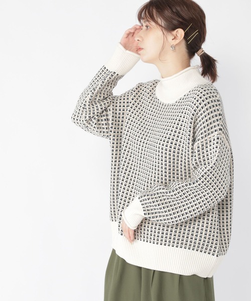 studio CLIP(スタディオクリップ)の「【お手入れラクラクニット】7ゲージロールネックニットプルオーバー(ニット/セーター・レディース・アイボリー/ライトグレー/レッド/ブラウン/マスタード/ダークブラウン・MEDIUM/LARGE)」の19枚目の写真