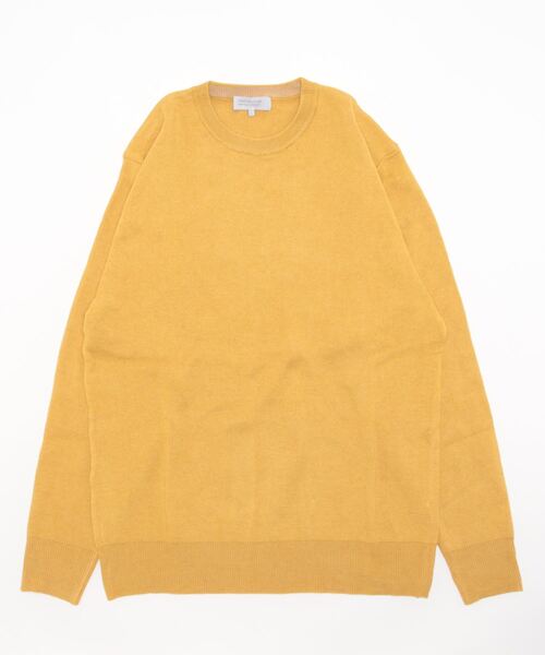 STYLEBLOCK（スタイルブロック）の「ソフトタッチＷジャガード無地クルーネックセーター（ニット/セーター・メンズ・グリーン/アイボリー/チャコール/ワイン/グレー/ブラック/グレイッシュベージュ/マスタード/ネイビー・L/M/LL）」の8枚目の写真