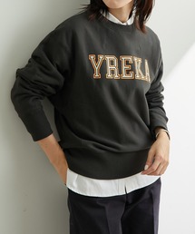 COLLAGE GALLARDAGALANTE | 度詰裏毛ロゴプリントスウェット(スウェット)