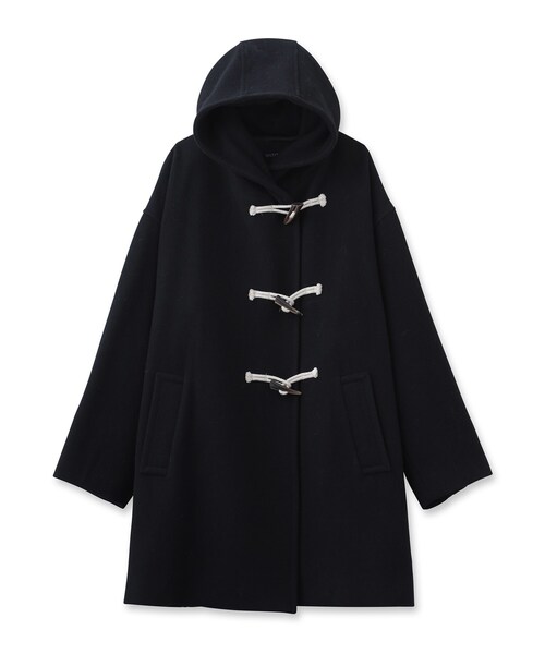 UNTITLED（アンタイトル）の「◆【UNTITLED】フーディーダッフルコート（ダッフルコート・レディース・ベージュ/ブラック・02）」の3枚目の写真