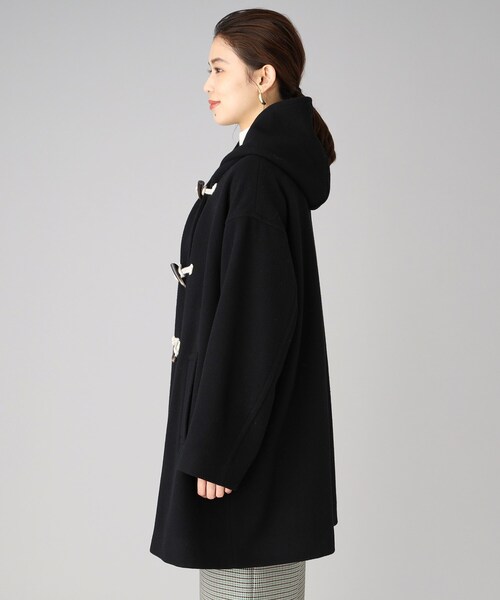 UNTITLED（アンタイトル）の「◆【UNTITLED】フーディーダッフルコート（ダッフルコート・レディース・ベージュ/ブラック・02）」の5枚目の写真