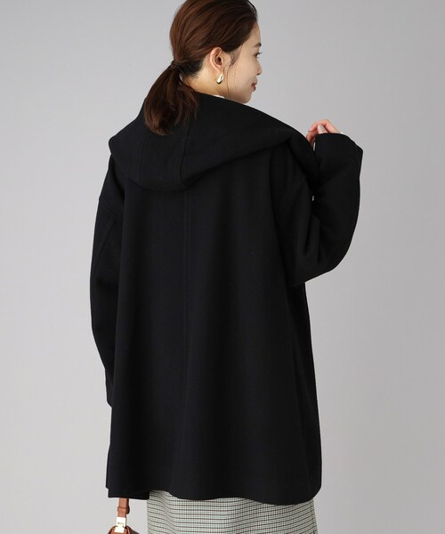 UNTITLED（アンタイトル）の「◆【UNTITLED】フーディーダッフルコート（ダッフルコート・レディース・ベージュ/ブラック・02）」の13枚目の写真