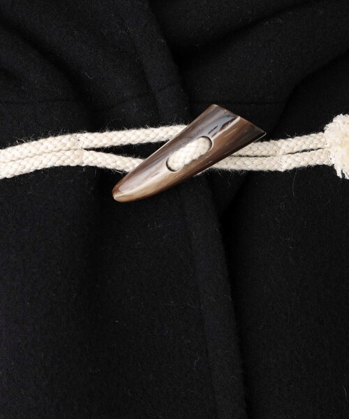 UNTITLED（アンタイトル）の「◆【UNTITLED】フーディーダッフルコート（ダッフルコート・レディース・ベージュ/ブラック・02）」の17枚目の写真