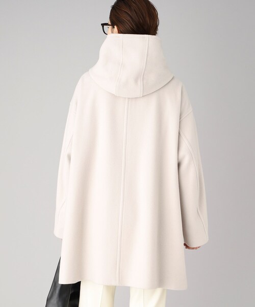 UNTITLED（アンタイトル）の「◆【UNTITLED】フーディーダッフルコート（ダッフルコート・レディース・ベージュ/ブラック・02）」の20枚目の写真