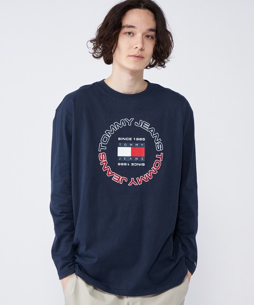 tommy jeans（トミー ジーンズ）の「リラックスアスレチックロングスリーブTシャツ（Tシャツ/カットソー・メンズ・ブラック/ネイビー/ライトグレー・LARGE/MEDIUM/SMALL/X-LARGE）」の3枚目の写真