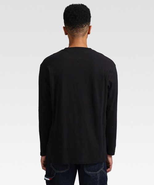 tommy jeans（トミー ジーンズ）の「リラックスアスレチックロングスリーブTシャツ（Tシャツ/カットソー・メンズ・ブラック/ネイビー/ライトグレー・LARGE/MEDIUM/SMALL/X-LARGE）」の6枚目の写真