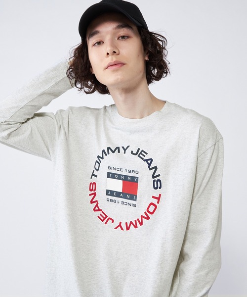 tommy jeans（トミー ジーンズ）の「リラックスアスレチックロングスリーブTシャツ（Tシャツ/カットソー・メンズ・ブラック/ネイビー/ライトグレー・LARGE/MEDIUM/SMALL/X-LARGE）」の12枚目の写真