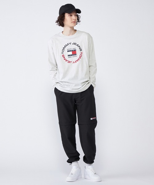 tommy jeans（トミー ジーンズ）の「リラックスアスレチックロングスリーブTシャツ（Tシャツ/カットソー・メンズ・ブラック/ネイビー/ライトグレー・LARGE/MEDIUM/SMALL/X-LARGE）」の10枚目の写真