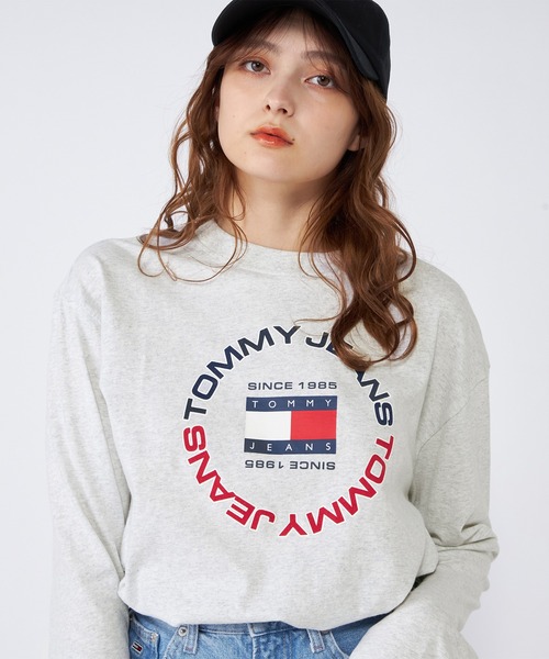 tommy jeans（トミー ジーンズ）の「リラックスアスレチックロングスリーブTシャツ（Tシャツ/カットソー・メンズ・ブラック/ネイビー/ライトグレー・LARGE/MEDIUM/SMALL/X-LARGE）」の14枚目の写真