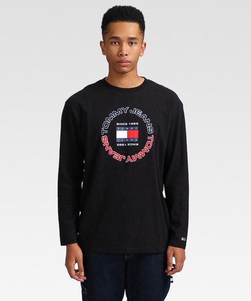 tommy jeans（トミー ジーンズ）の「リラックスアスレチックロングスリーブTシャツ（Tシャツ/カットソー・メンズ・ブラック/ネイビー/ライトグレー・LARGE/MEDIUM/SMALL/X-LARGE）」の18枚目の写真