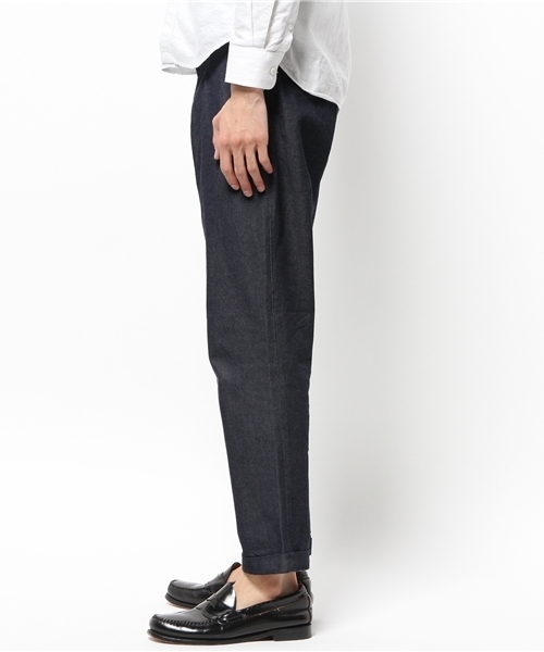 EDIFICE(エディフィス)の「◇PRODUCT F ライトレフトデニム1タッククロップドパンツ(その他パンツ・メンズ・ネイビー/グレー・50/48/46/42/44)」の11枚目の写真