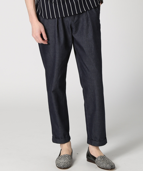 EDIFICE(エディフィス)の「◇PRODUCT F ライトレフトデニム1タッククロップドパンツ(その他パンツ・メンズ・ネイビー/グレー・50/48/46/42/44)」の17枚目の写真