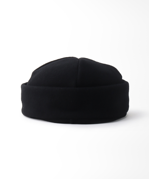 mature ha.(マチュア)の「【mature.ha / マチュアーハ】watch cap fleece(ニットキャップ/ビーニー・メンズ・ブラック・FREE)」の3枚目の写真