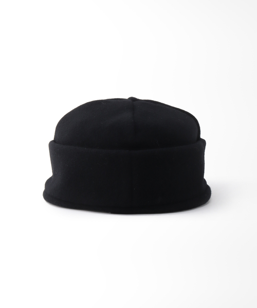 mature ha.(マチュア)の「【mature.ha / マチュアーハ】watch cap fleece(ニットキャップ/ビーニー・メンズ・ブラック・FREE)」の4枚目の写真