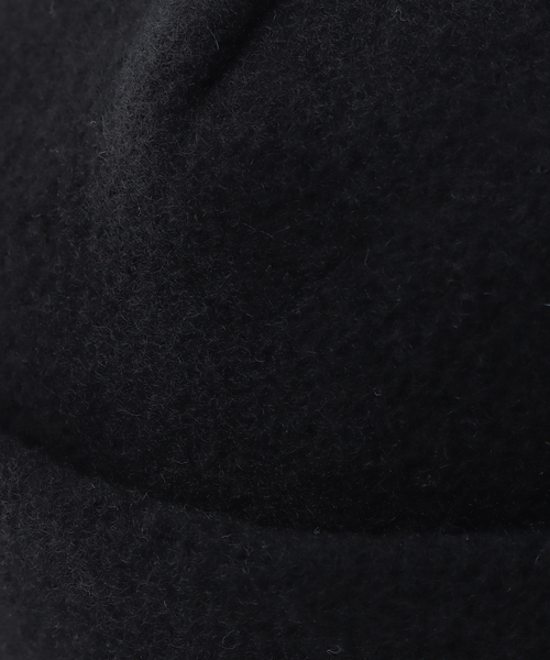 mature ha.(マチュア)の「【mature.ha / マチュアーハ】watch cap fleece(ニットキャップ/ビーニー・メンズ・ブラック・FREE)」の9枚目の写真