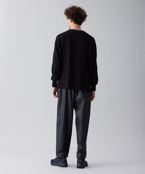 UNFILO（アンフィーロ）の「イージーケア ワッフル クルーネック（Tシャツ/カットソー・メンズ・ブラック系/ライトグレー系・SMALL/MEDIUM/LARGE/X-LARGE）」の10枚目の写真