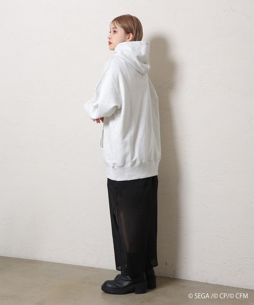 one after another NICE CLAUP(ワンアフターアナザーナイスクラップ)の「【プロジェクトセカイ x ZOZOTOWN 】コラボロゴ刺繍オーバーサイズパーカー(パーカー・レディース・オレンジ/ミント/ブルー/ピンク・FREE)」の20枚目の写真