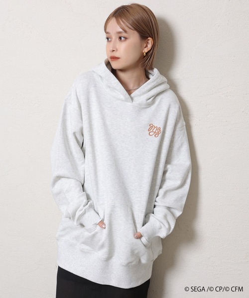 one after another NICE CLAUP(ワンアフターアナザーナイスクラップ)の「【プロジェクトセカイ x ZOZOTOWN 】コラボロゴ刺繍オーバーサイズパーカー(パーカー・レディース・オレンジ/ミント/ブルー/ピンク・FREE)」の15枚目の写真