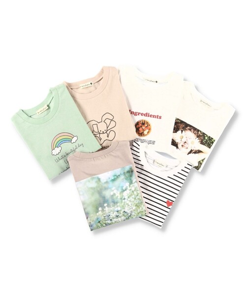 BRANSHES(ブランシェス)の「アソート長袖Tシャツ_ロンT(Tシャツ/カットソー・キッズ・ライトグリーン/オフホワイト/その他/カラフル/ピンク/サーモンピンク・110/160/100/120/140/150/130/90)」の8枚目の写真